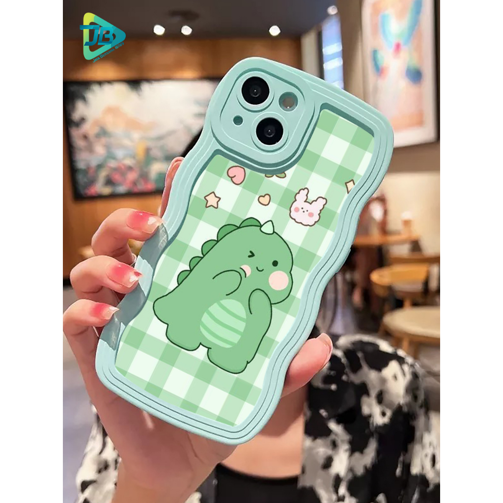 CUSTOM SOFTCASE SILIKON GELOMBANG WAVY CUSTOM DINO FOR OPPO A3S A5S A1K A15 A16 A17 A17K A31 A37 NEO 9 A39 A57 A71 A83 F1S A59 F5 F7 F11 A5 A9 A52 A53 A33 A54 A55 A77S A74 A95 A76 A36 A96 RENO 4F F17 PRO 4 5 5F 6 7 8 7Z 8Z JB8921