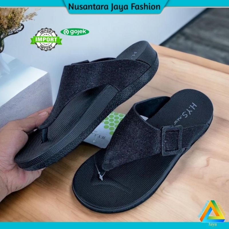 Sandal Jepit Wanita GLITERICH Terlaris Kekinian HYS 1025PD