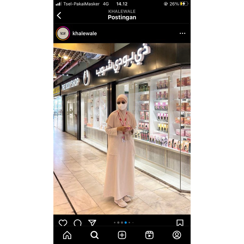 preloved khalewale basic linen dress