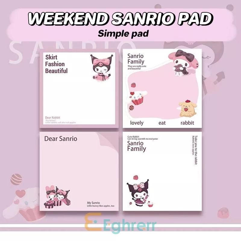 

Kertas Memo Pad Kuromi