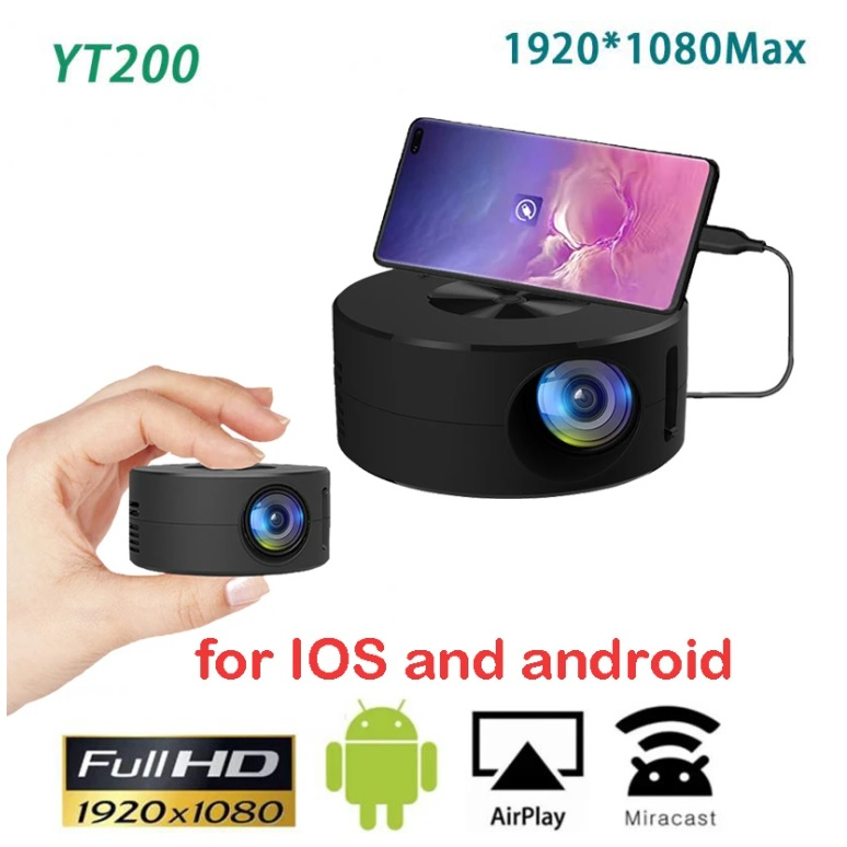 Projektor Proyektor Mini Portable LCD Full HD 1080P