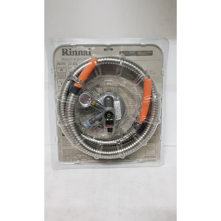 Selang Gas dan Regulator Meter Rinnai RG 622MS