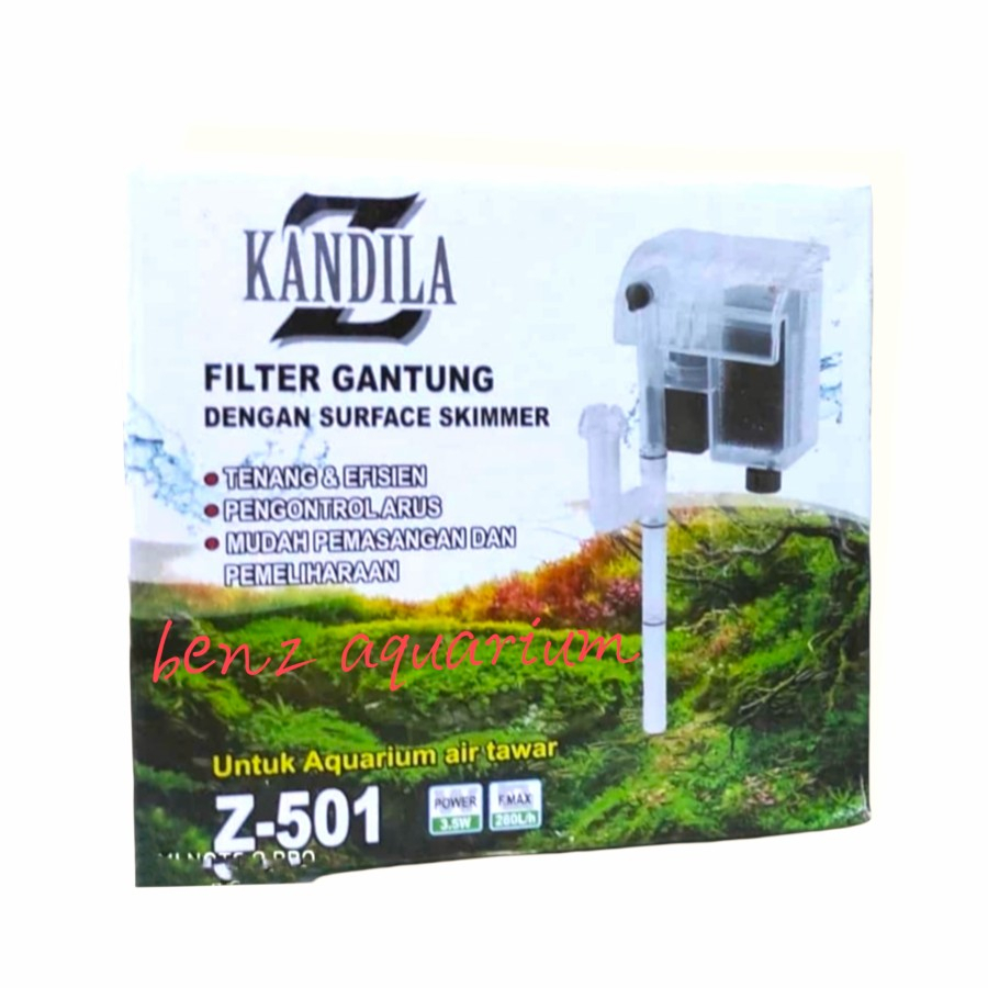 Filter Gantung Aquarium Hang On Filter Kandila KD 501