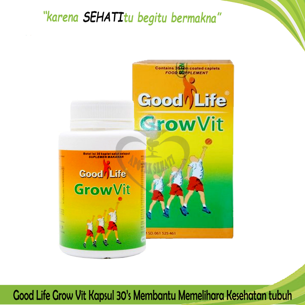 Goodlife Grow Vit Suplemen Multivitamin Pertumbuhan Anak