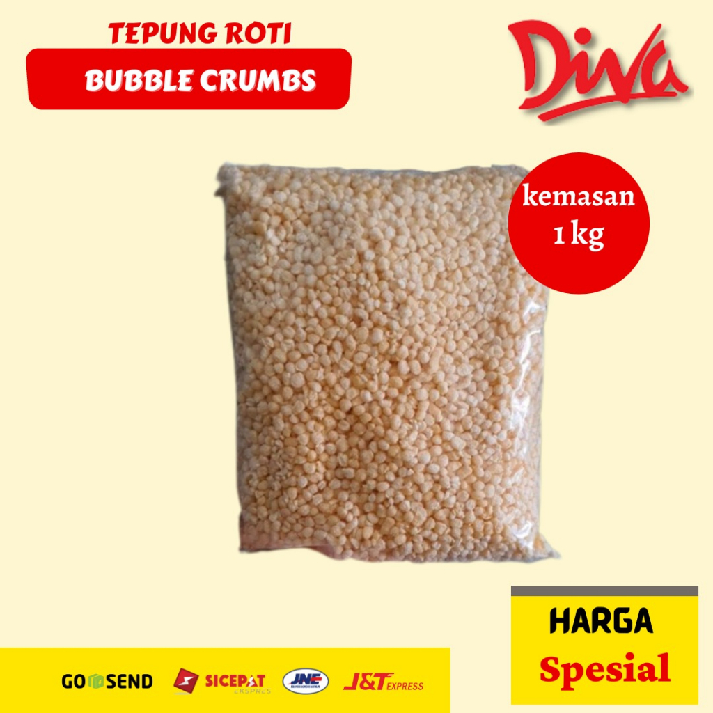 

[1Kg] Tepung Roti Bubble Crumbs | Bubble Crumb