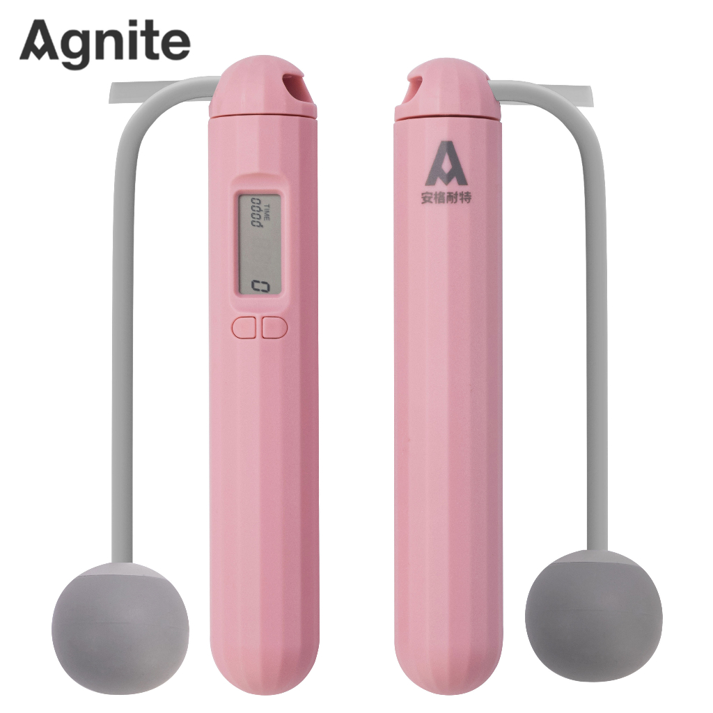 Agnite Tali Skipping Bola / Ropeless Jump Rope / Lompat Tali Digital Counter FT128