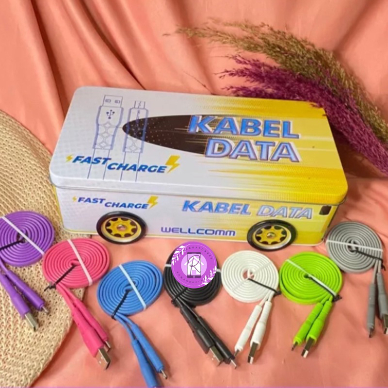 KABEL DATA WELCOMM IP USB TO LIGHTNING TYPE C TO LIGHTNING