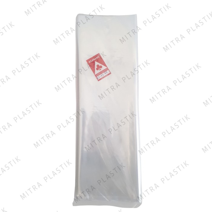 Plastik PE bening panjang 60 Lebar 45 tebel 0.6 60x45cm plastic