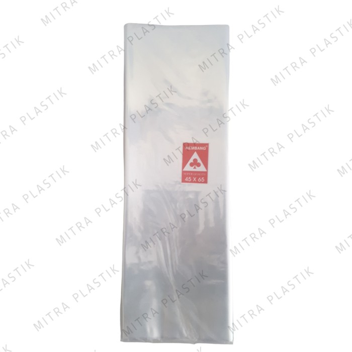 Plastik PE bening panjang 60 Lebar 45 tebel 0.6 60x45cm plastic