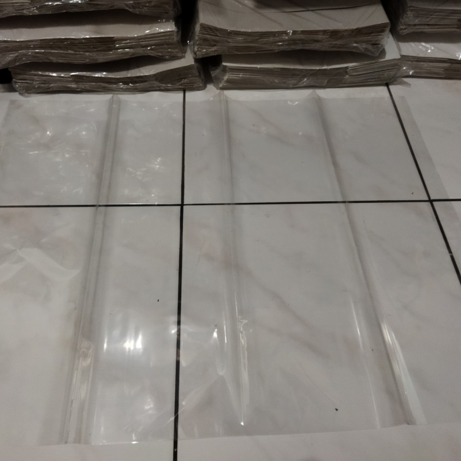 Plastik PE bening panjang 60 Lebar 45 tebel 0.6 60x45cm plastic