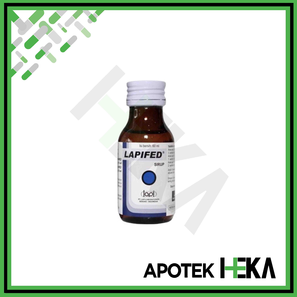 Lapifed Sirup Botol 60 ml - Obat Flu Pilek (SEMARANG)