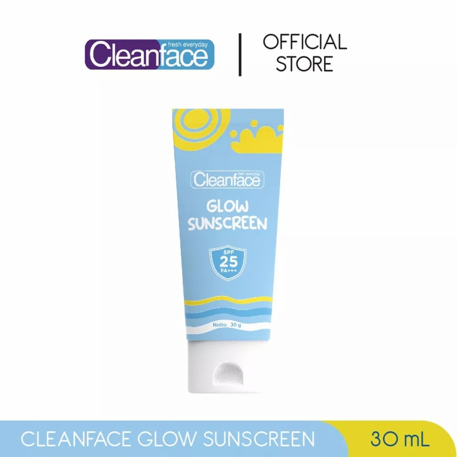 CLEANFACE Glow Sunscreen SPF25 PA+++ 30gr