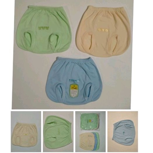 3 Pcs Celana Pop Kacamata Bayi Unisex Size M L XL