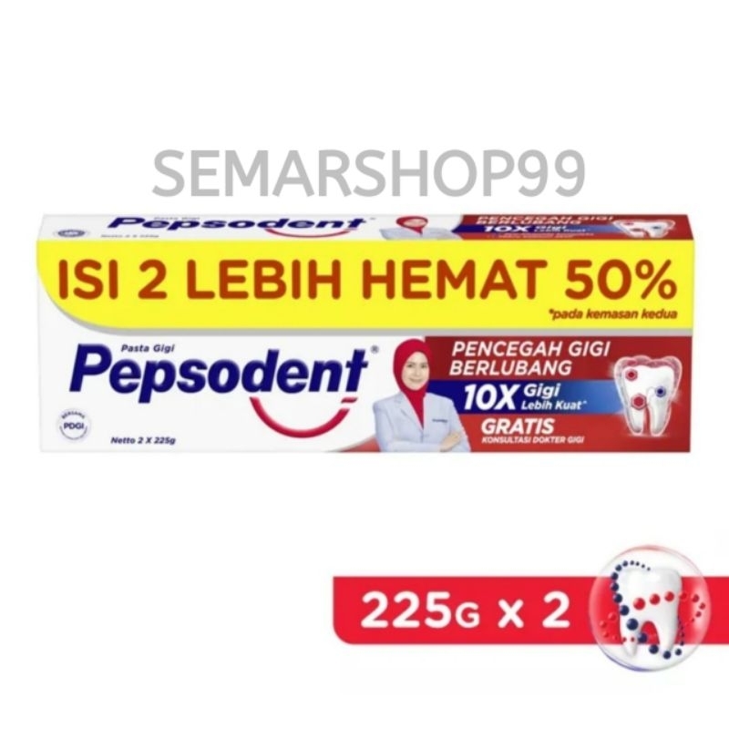 Pepsodent Pasta Gigi Buy 1 Get 1 Isi 2 2x225g