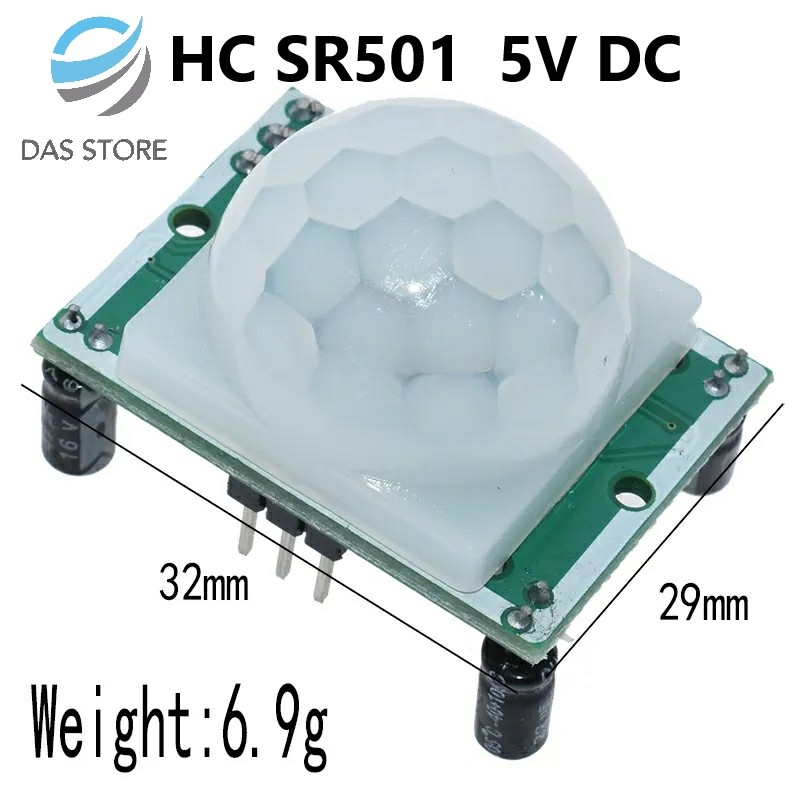 HC-SR501 modul PIR Motion Sensor HCSR501 HC SR501 Detector Gerak Infrared