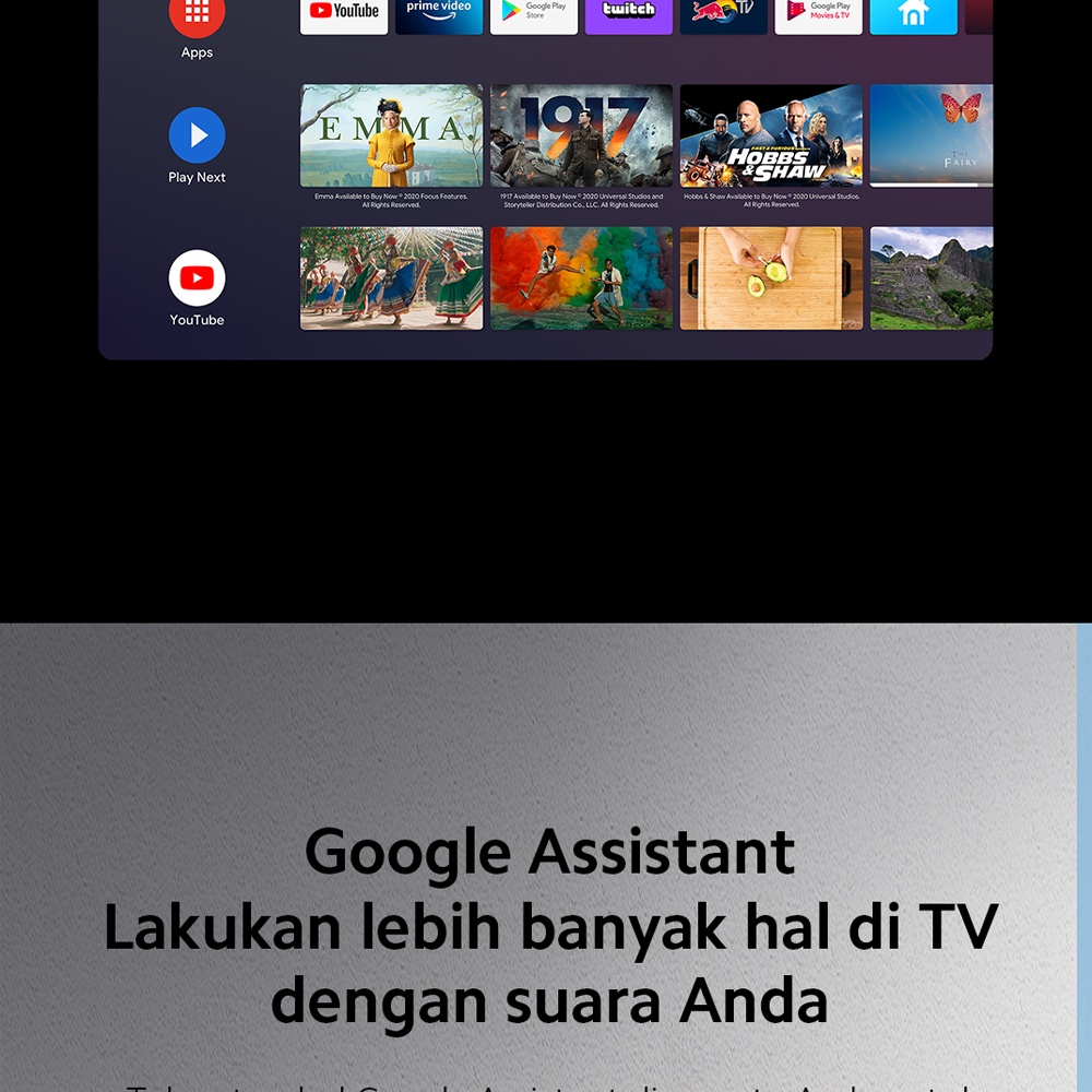 TV LED Xiaomi Smart HD Dolby Audio A2 43&quot; FHD ELA4867ID