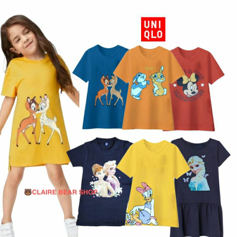 Uniqlo Disney Girls Dress / Gaun Anak Perempuan Uniqlo (4-14Y)