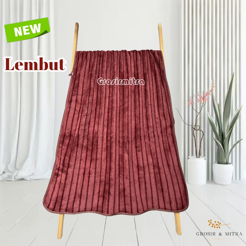 Handuk Mandi Dewasa Unisex Handuk Jumbo Handuk Besar Perlengkapan Kamar Mandi Microfiber Lembut Daya Serap Tinggi Handuk Murah Terlaris Berkualitas Salur Terang