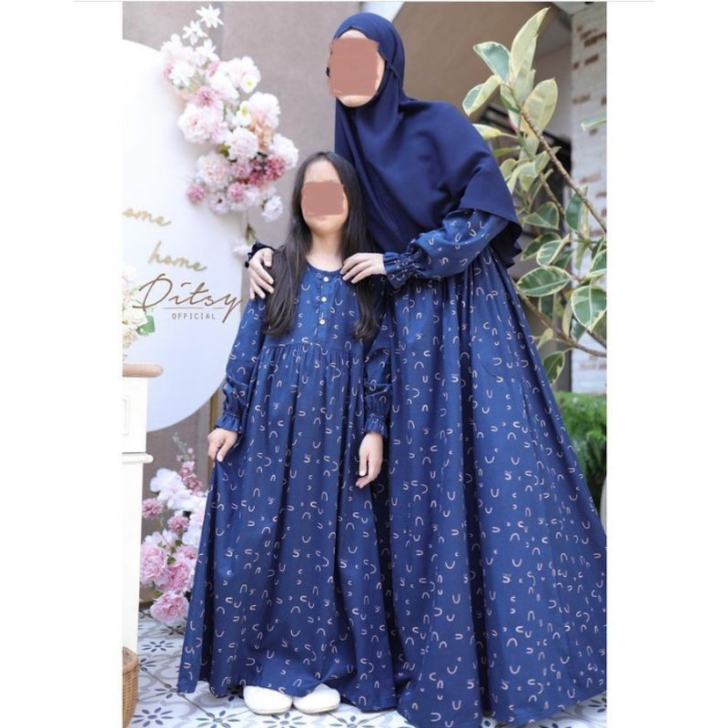 Ditsy juni Halen navy