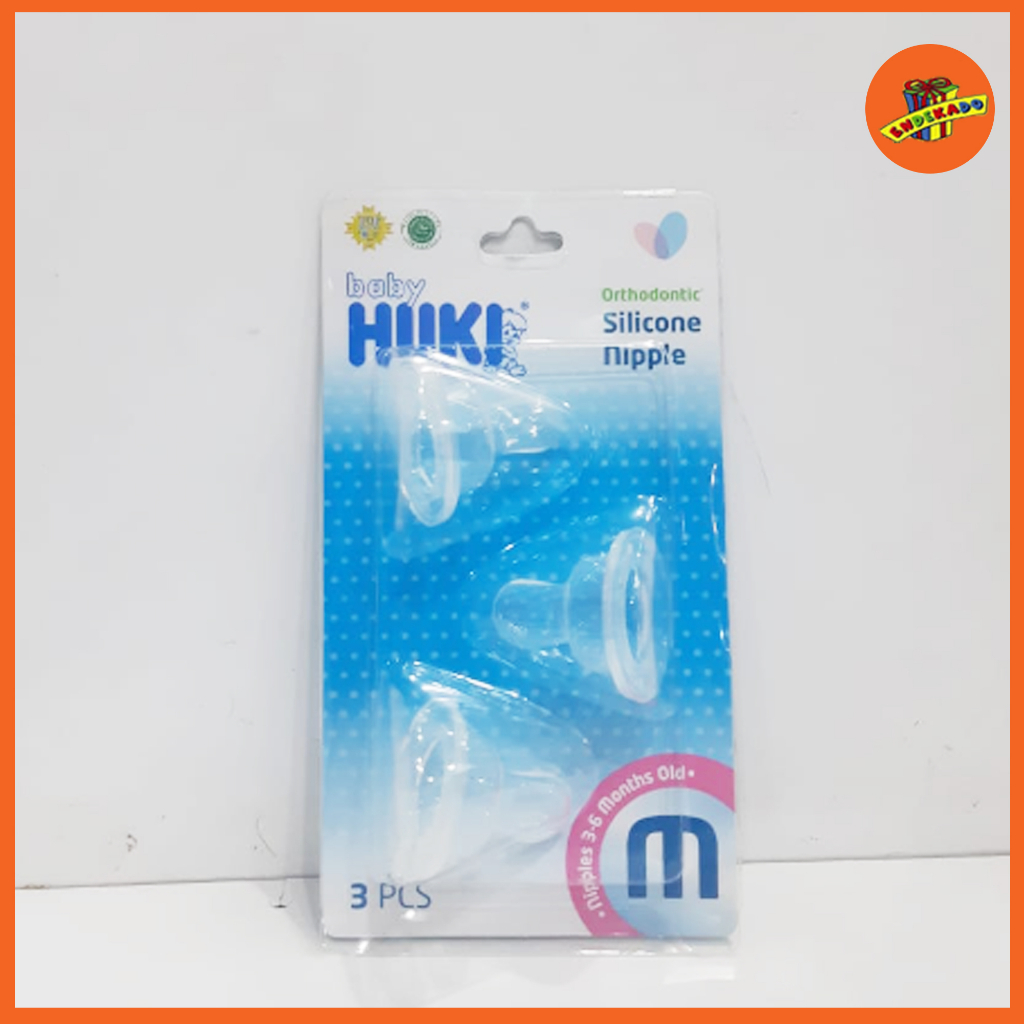 Huki Orthodontic Silicone Nipples 3pcs