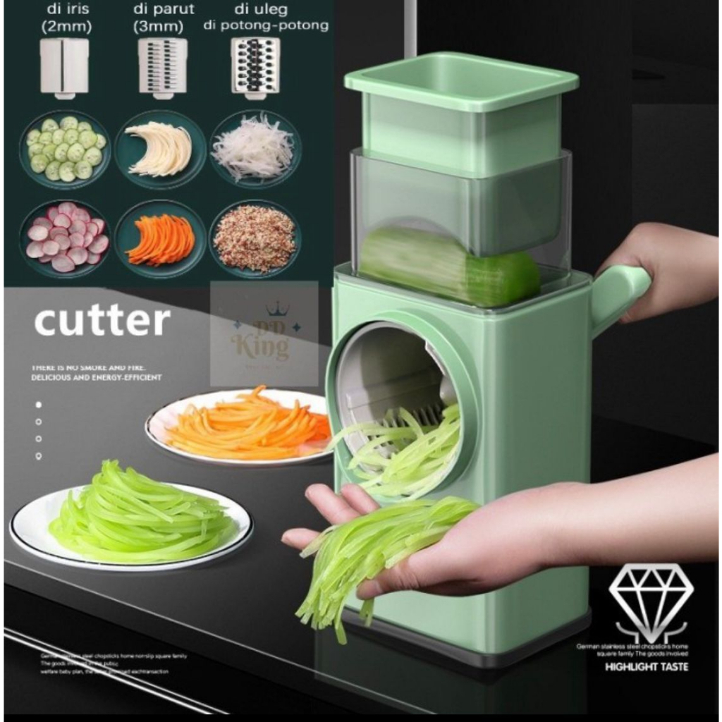 COD QCQ-1/2 Vegetable Slicer Machine Alat Pemotong Sayuran Parutan Serbaguna laris_unik