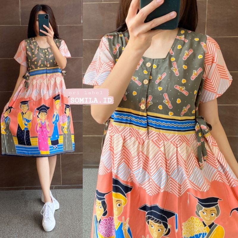 LD 115 GROSIR DASTER SOMILA.ID TERBARU BUSUI CHIBI PUTRI SERUT BATIK BU TEJO LULUS