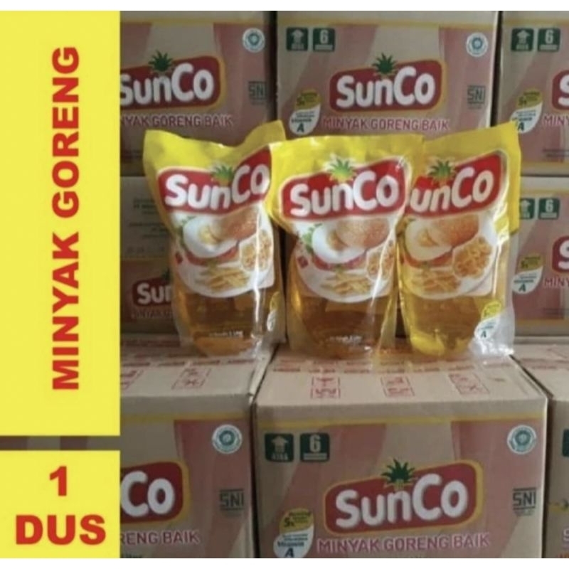 

Minyak Sunco 2liter 1Dus 1Karton isi 6pcs