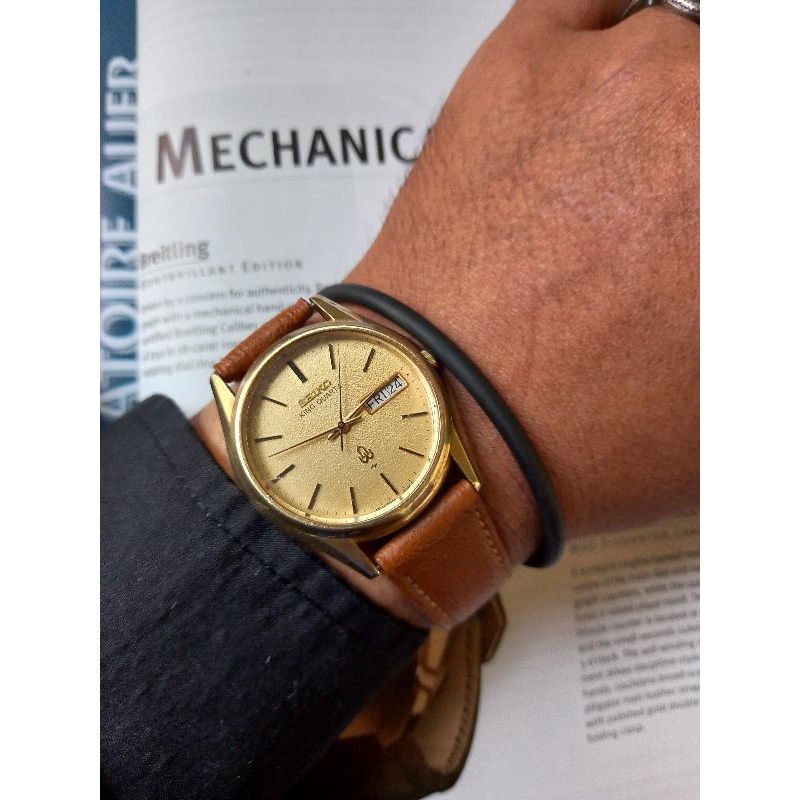 jj02742 jam tangan pria seiko king quartz 5856-8050