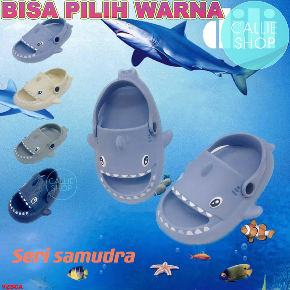 Sandal Anak Laki dan Perempuan Baby Shark Dili Hiu 811 GLFSHARK
