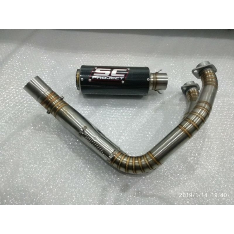 Knalpot SC PROJECT Karbon ER6 N/F