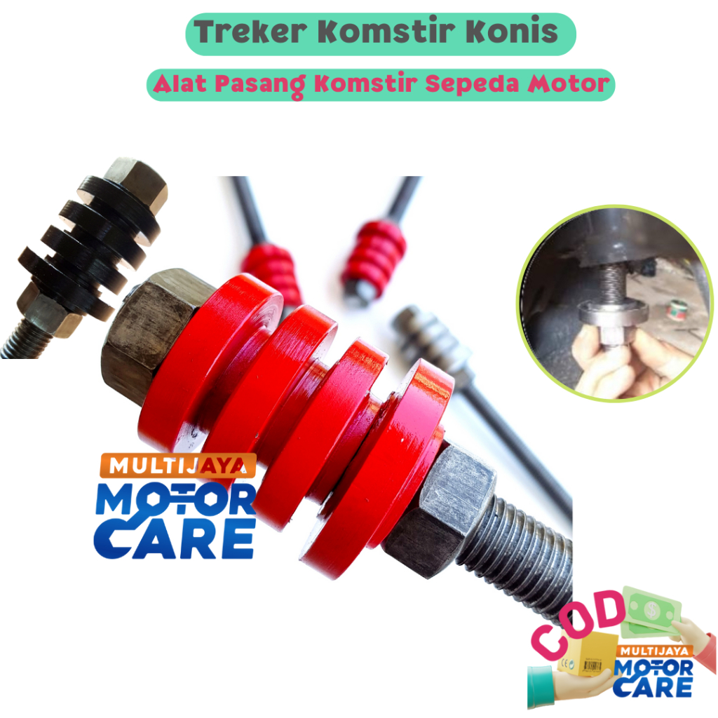 Treker Komstir Kones Universal | Alat Pasang Lepas Komstir Semua Motor | Tracker Comstir Kones