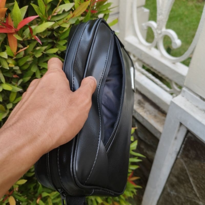 Handbag Pria Premium Original Merk DM | Clutch Pria Kulit Sintetis Premium