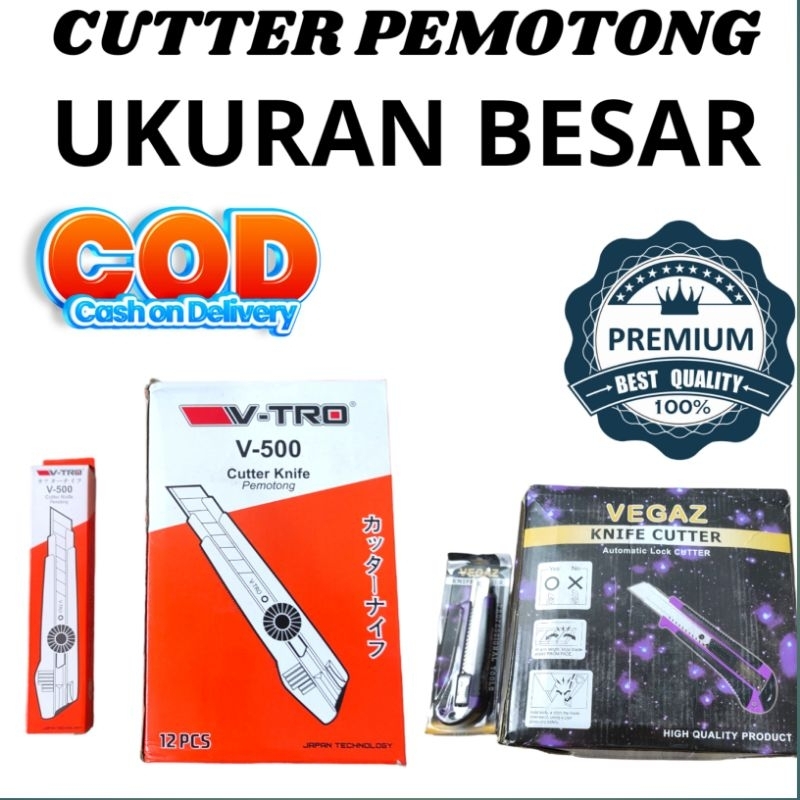 Cutter  Pisau Pemotong Serbaguna Ukuran besar