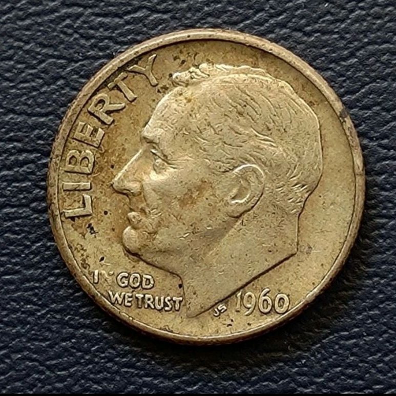 Koin Perak One Dime 1960 Amerika Serikat