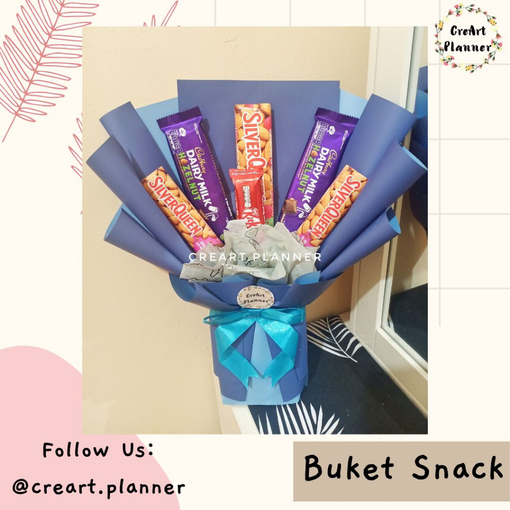 

Buket Wisuda.Snack Buket.Bucket Snack.Buket coklat.Bouqet Snack 19