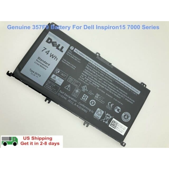 Baterai Original Dell Inspiron 15 7000 7566 7567 7557 7559 71JF4 357F9