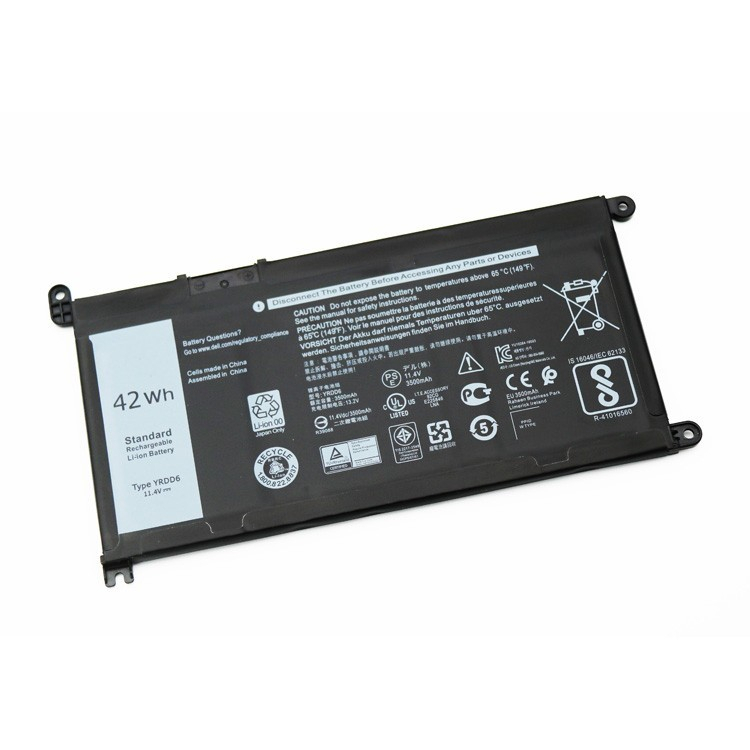 Baterai YRDD6 Inspiron 5482 5485 5491 5493 5593 5590 Vostro 5481 5581 5590 5490 VM732 0VM732 01VX1H 1VX1H