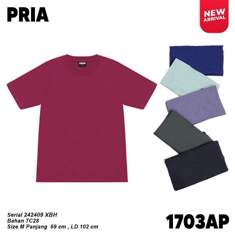 Kaos Polos Pria Babyterry Spandex