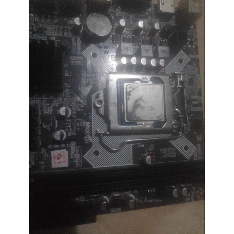 Mobo h81+prosesor i3 4160