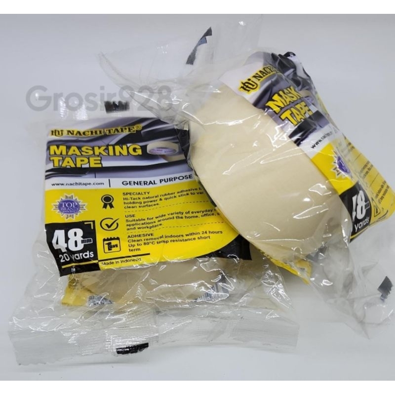 

Lakban Kertas / Masking Tape Nachi 48 mm / 2 Inchi