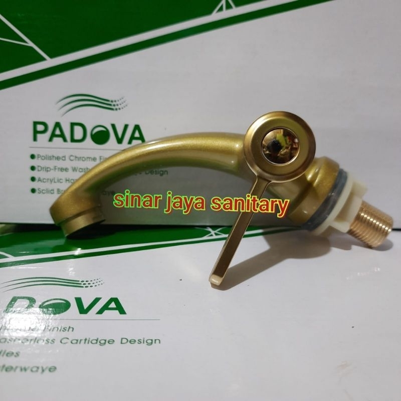 Kran wastafel Gold stainless / Kran cuci tangan / Kran Gold