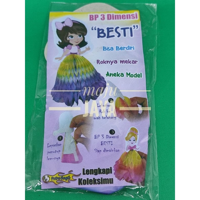 Mainan Bongkar Pasang 3 dimensi Besti Isi 20 Pcs