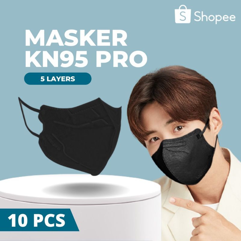 MASKER KN95 PRO I-CARE 5 PLY DISPOSABLE FACE MASK ISI 10 PCS