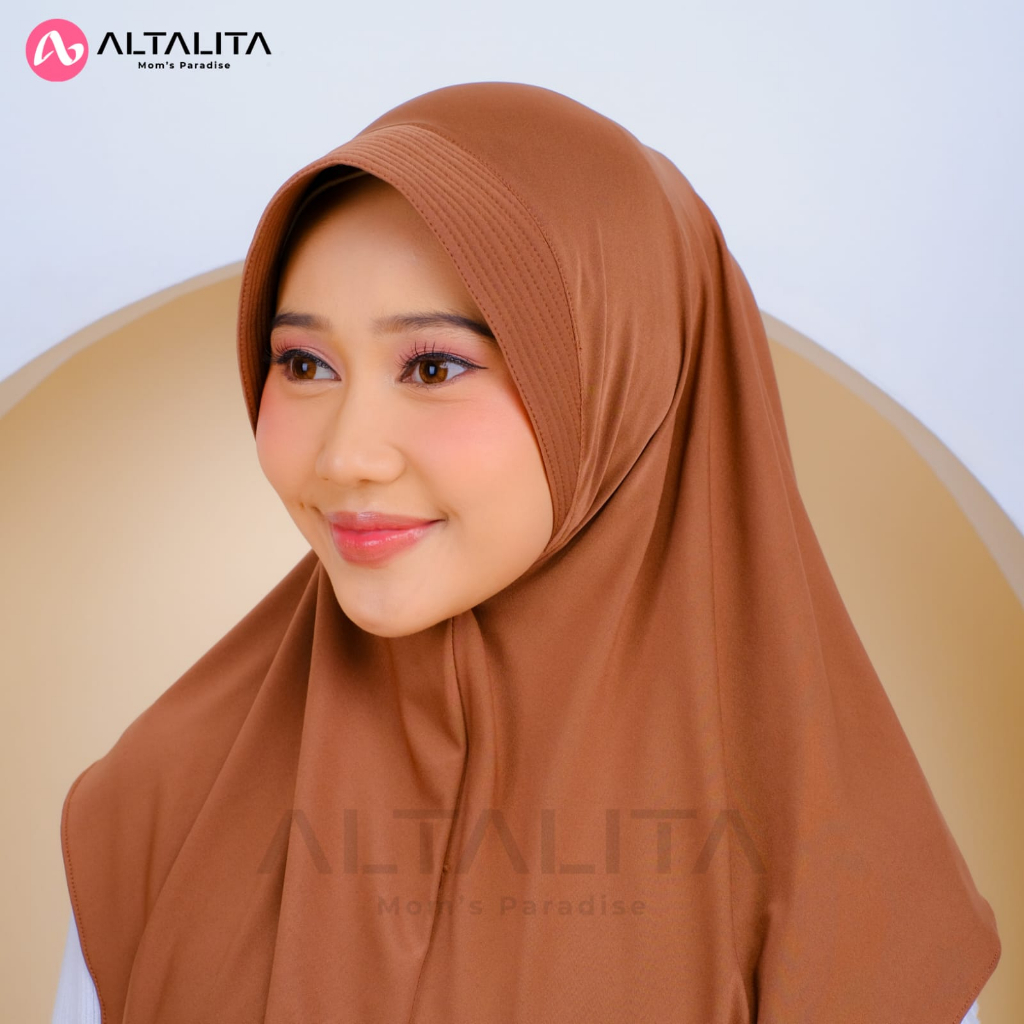 Altalita - Jilbab Instan Qaila Penguin Hijab Bergo Hamidah Ukuran M pet Tebal Bahan Jersey Premium Kerudung Sport Instant Menutup Dada Cocok Untuk Sekolah Olahraga Volly Futsal Senam dan Sehari-Hari