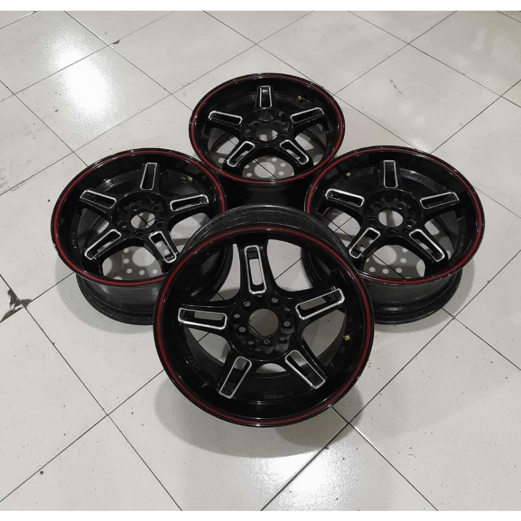 VELG BEKAS RUPAT HSR R16X7 LUBANG 5 PCD 5X100/5x114 ET45