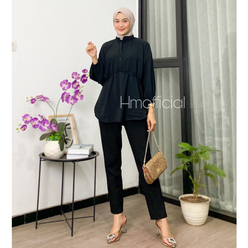 Amanda Blouse Serut Crinkle Premium