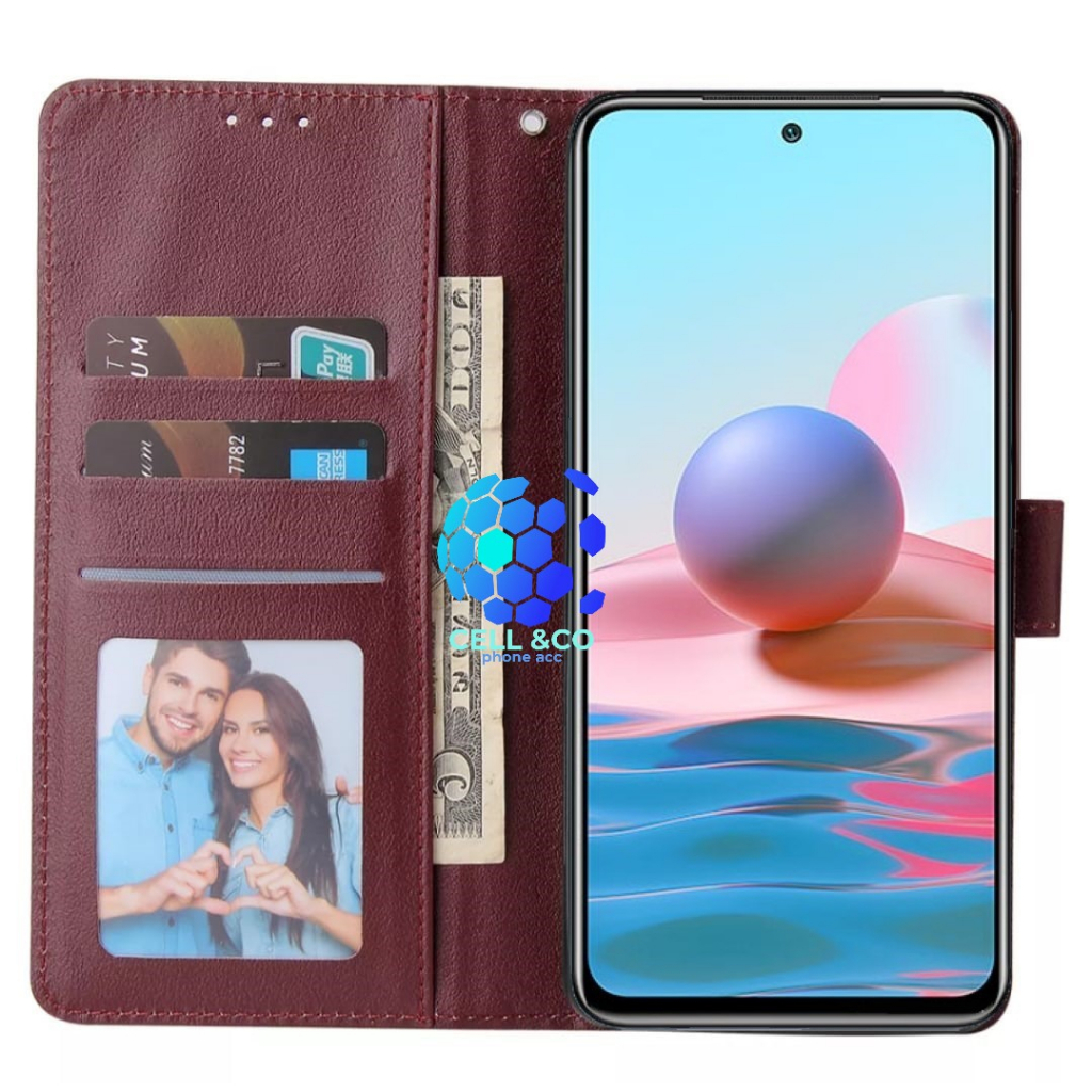 FLIP COVER XIAOMI POCO F4 LEATHER WALLET PREMIUM FLIP CASE BUKA TUTUP KESING HP CASING FLIP CASE WALLET