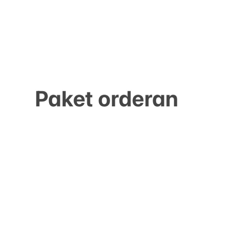 Paket pesanan sragam