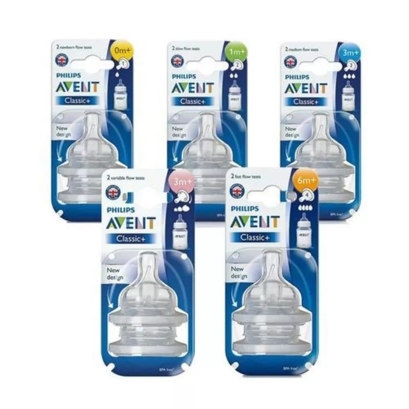 Phillips Avent Teat Dot Pentel Classic ORI Isi 2 | OEM for Avent Classic Isi 1