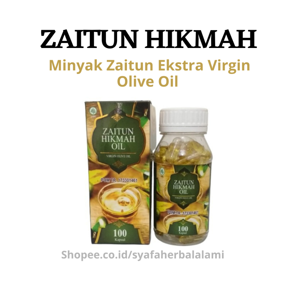 

ZAITUN HIKMAH - Minyak Zaitun Ekstra Virgin Olive Oil Isi 100 Kapsul